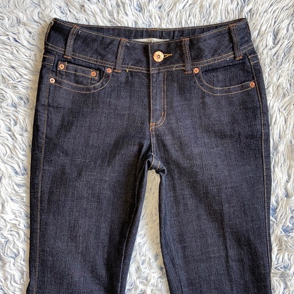 Mix It Dark Blue Boot Cut Jeans Size 6 - Picture 4 of 12